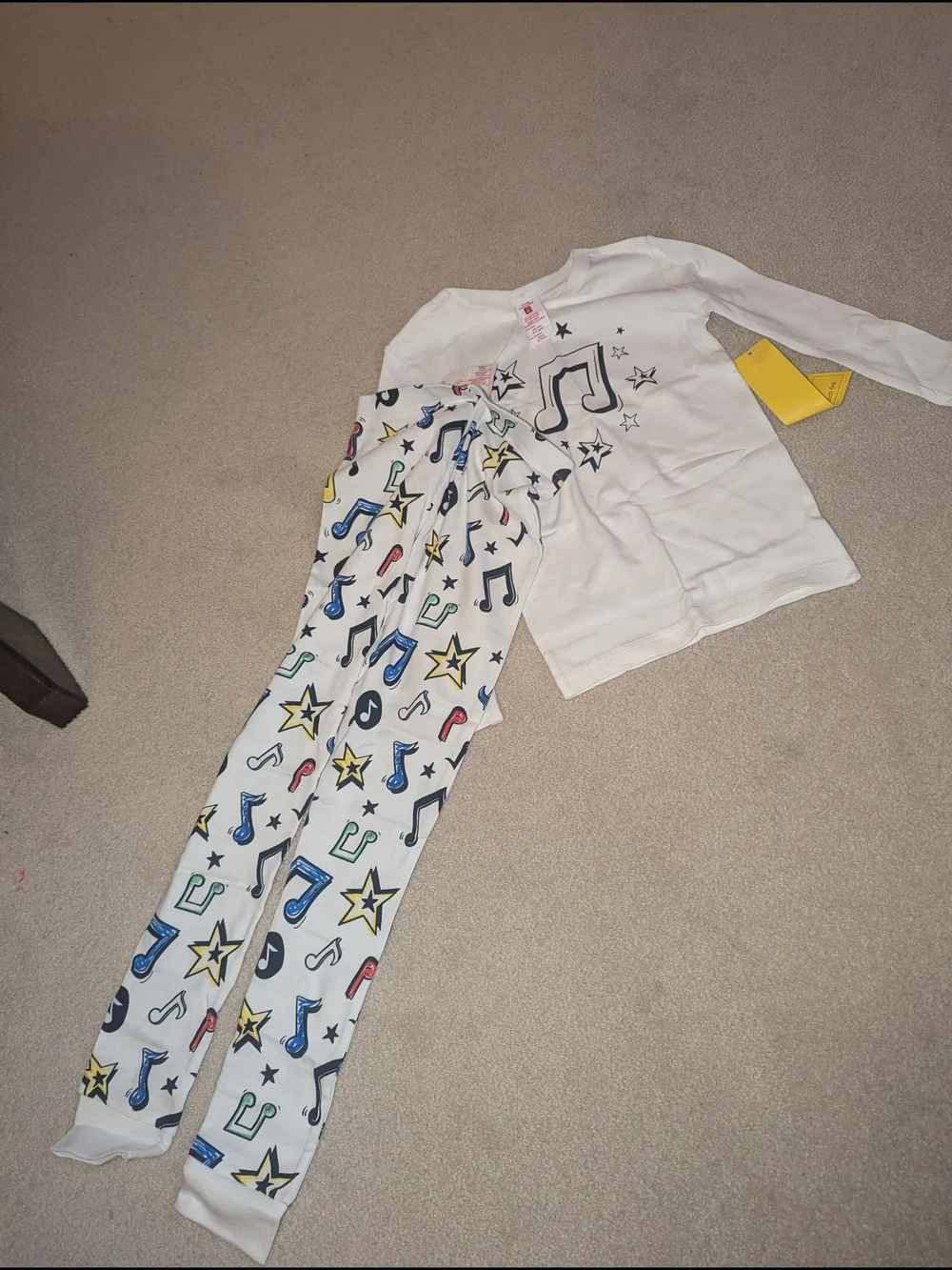 Nwt Kids Music Symbols PJs Sz 6